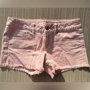 American Eagle Outfitter Shorts Women Stretch Pink Jean Denim Pockets sz 8
